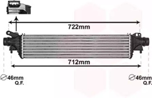 VAN WEZEL 37004662 -  Интеркулер